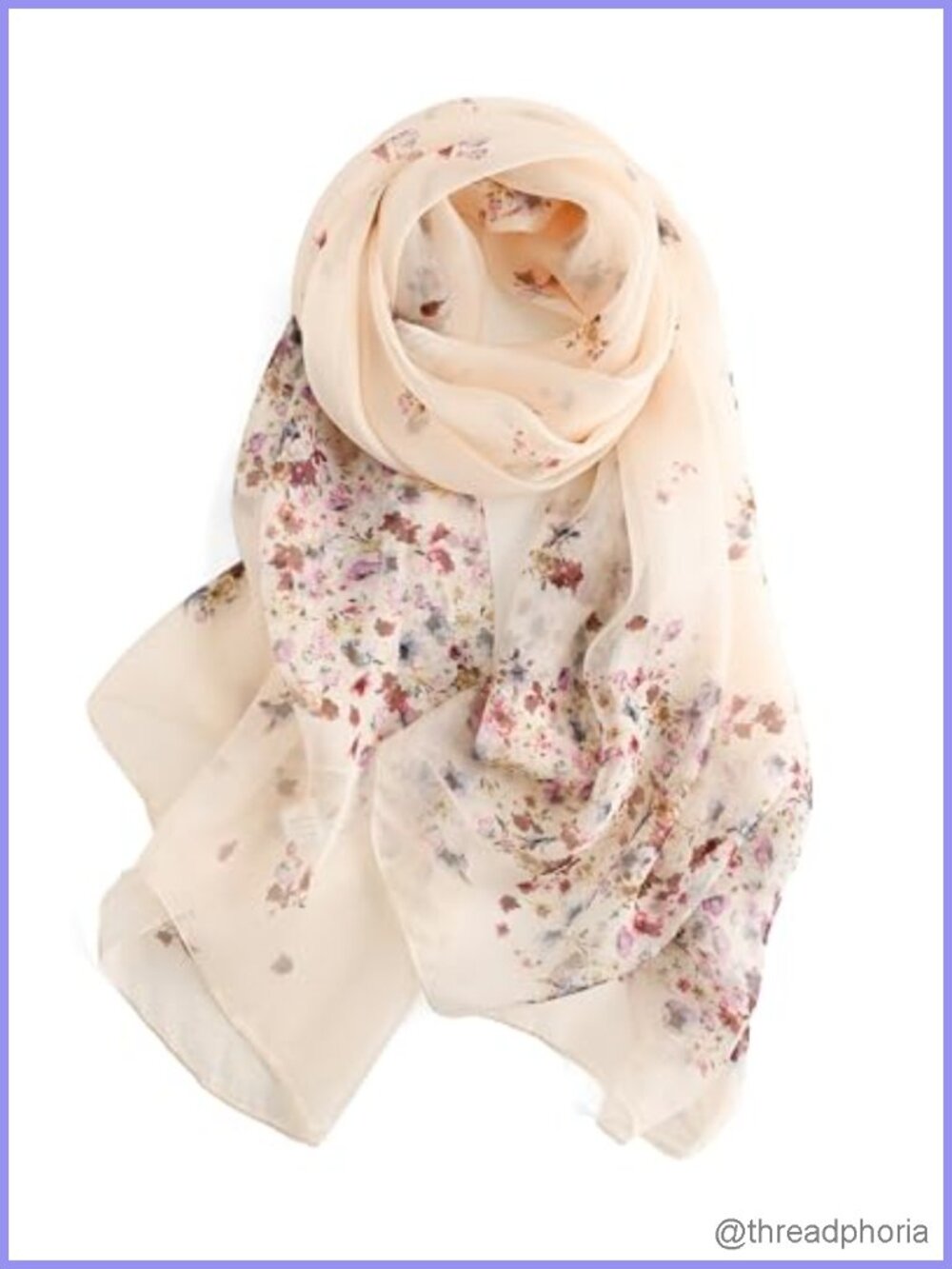 100% Mulberry Silk Chiffon Scarf Shawl Wrap Lightweight Large 69x43